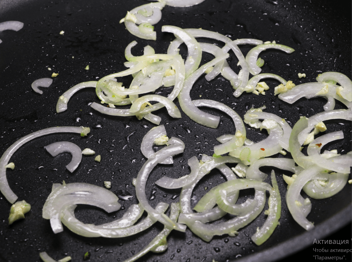 Гречка с куриными сердечками 3