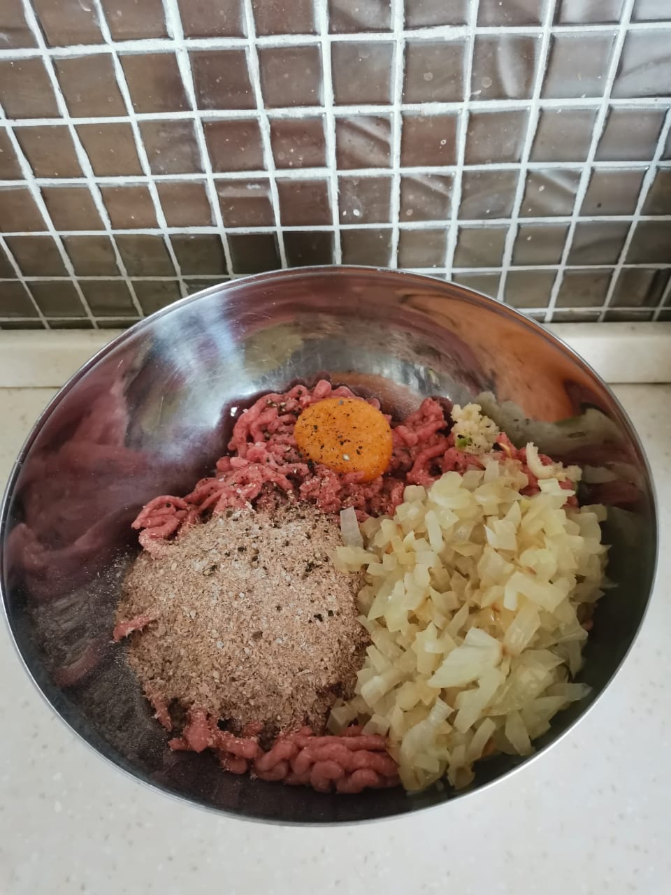 Смешиваем все ингредиенты. 