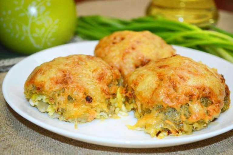 Стожки с картофелем и сыром