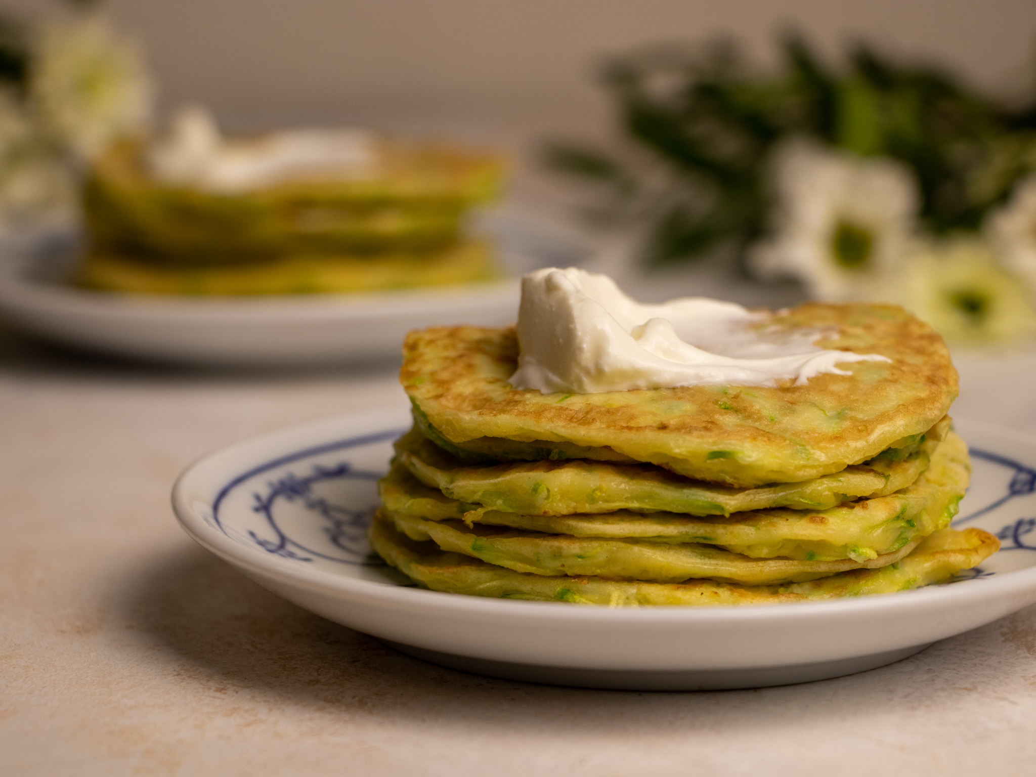 Кабачковые оладьи