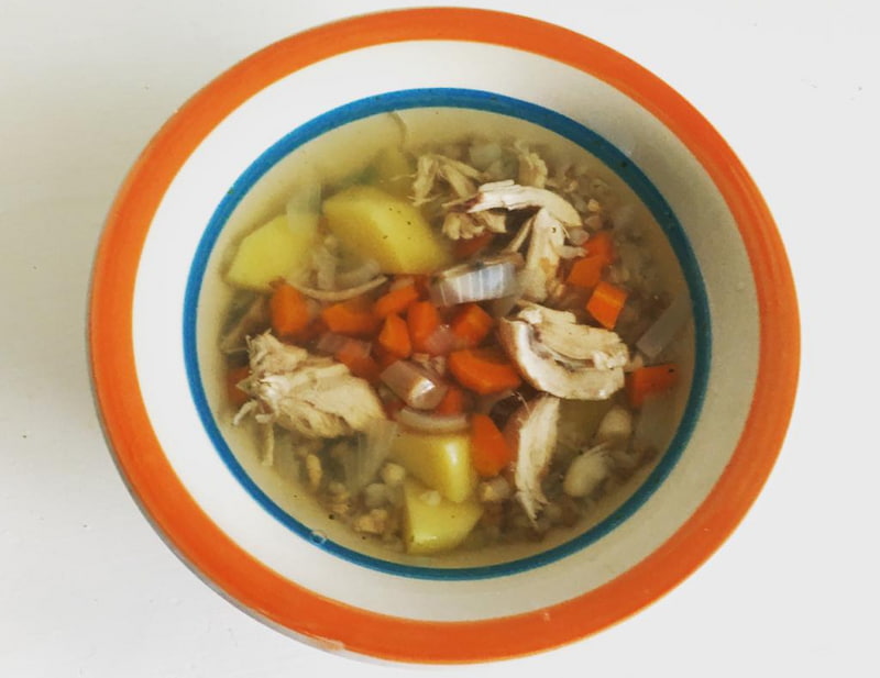 Суп гречневый с курицей