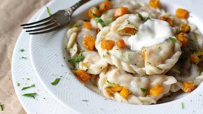 Вареники с тыквой