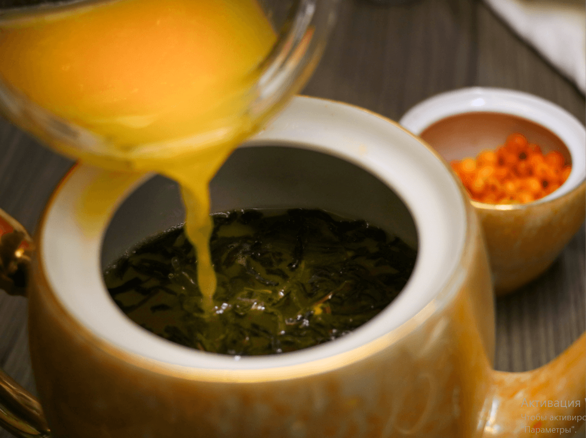 Чай облепиховый с апельсином 3