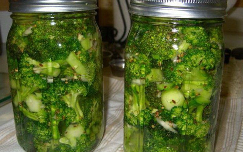 Маринованная брокколи на зиму