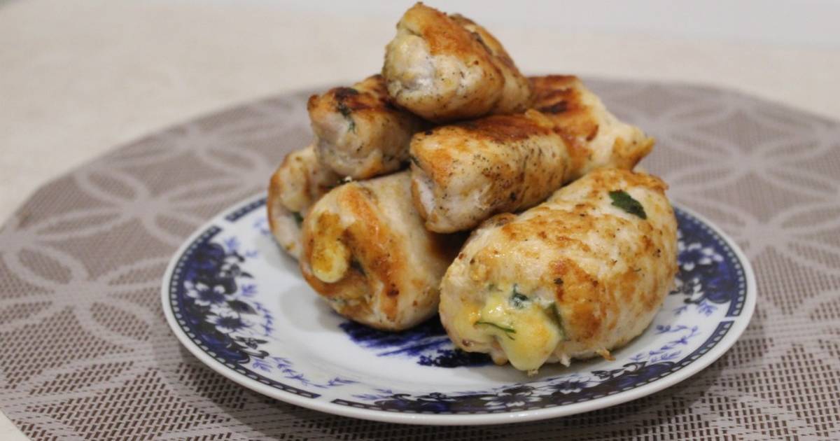 Куриные рулетики