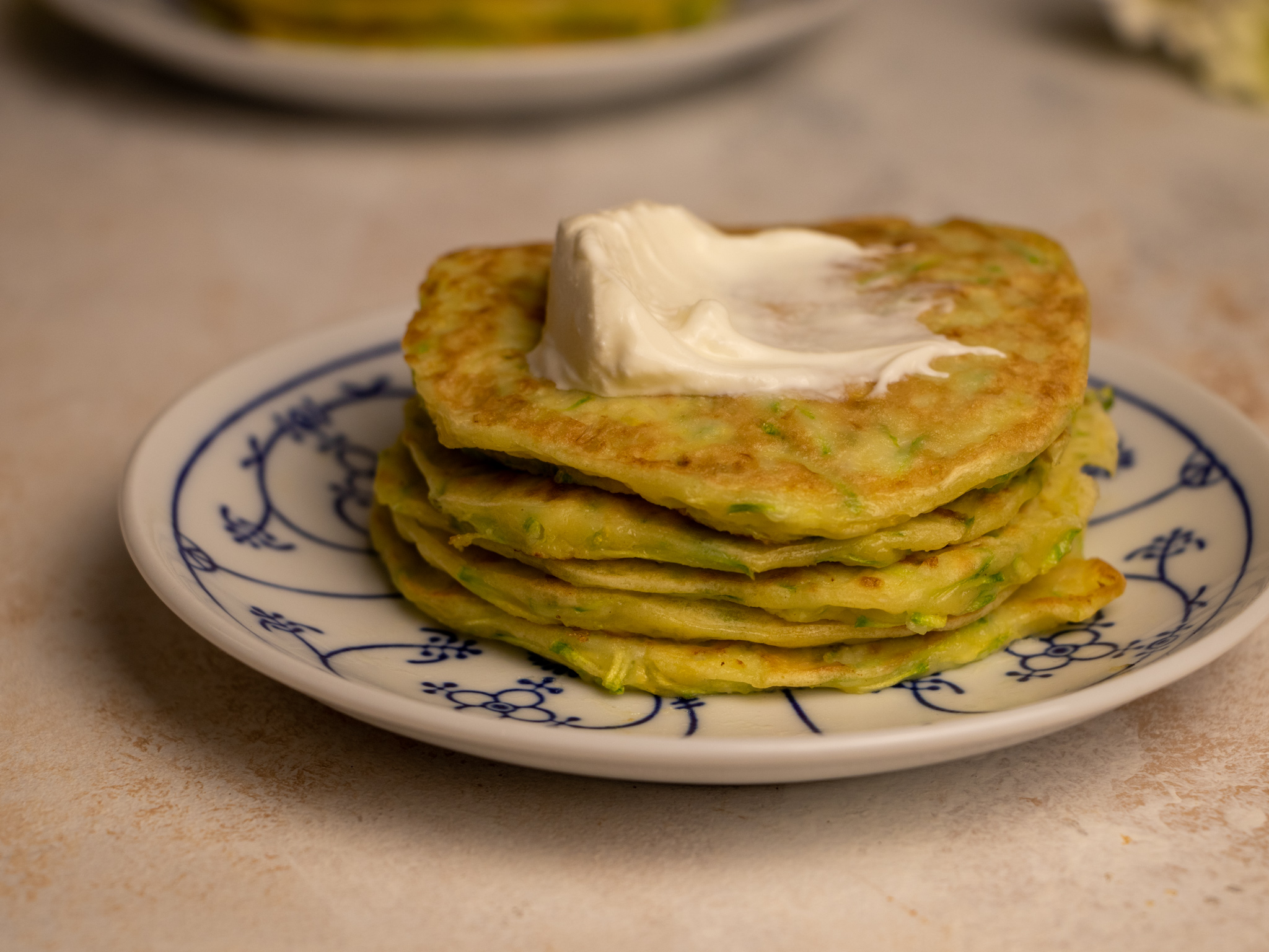 Кабачковые оладьи 5