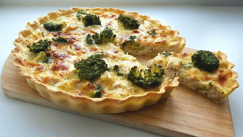 Киш с брокколи