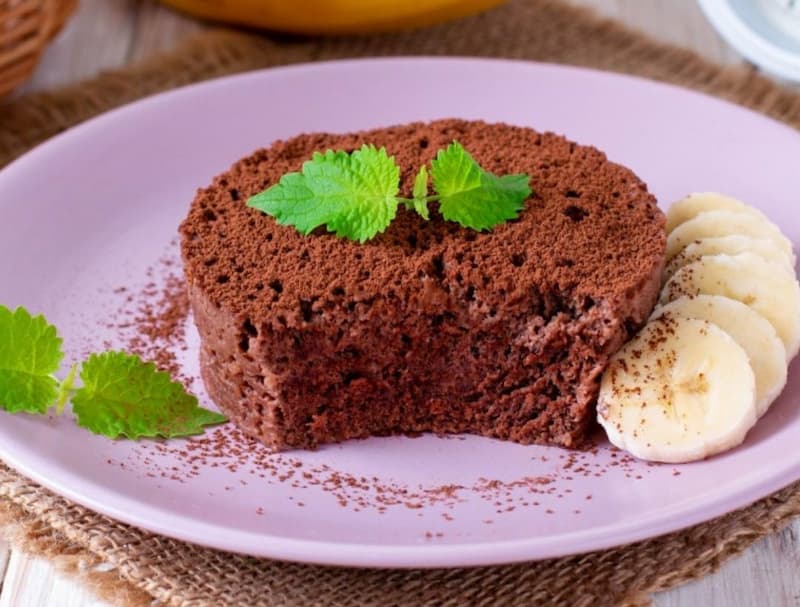 ПП брауни в микроволновке