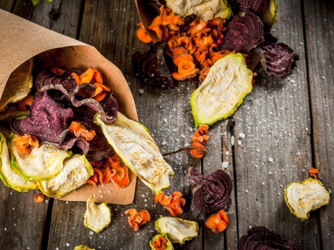 Овощные чипсы – полезный перекус