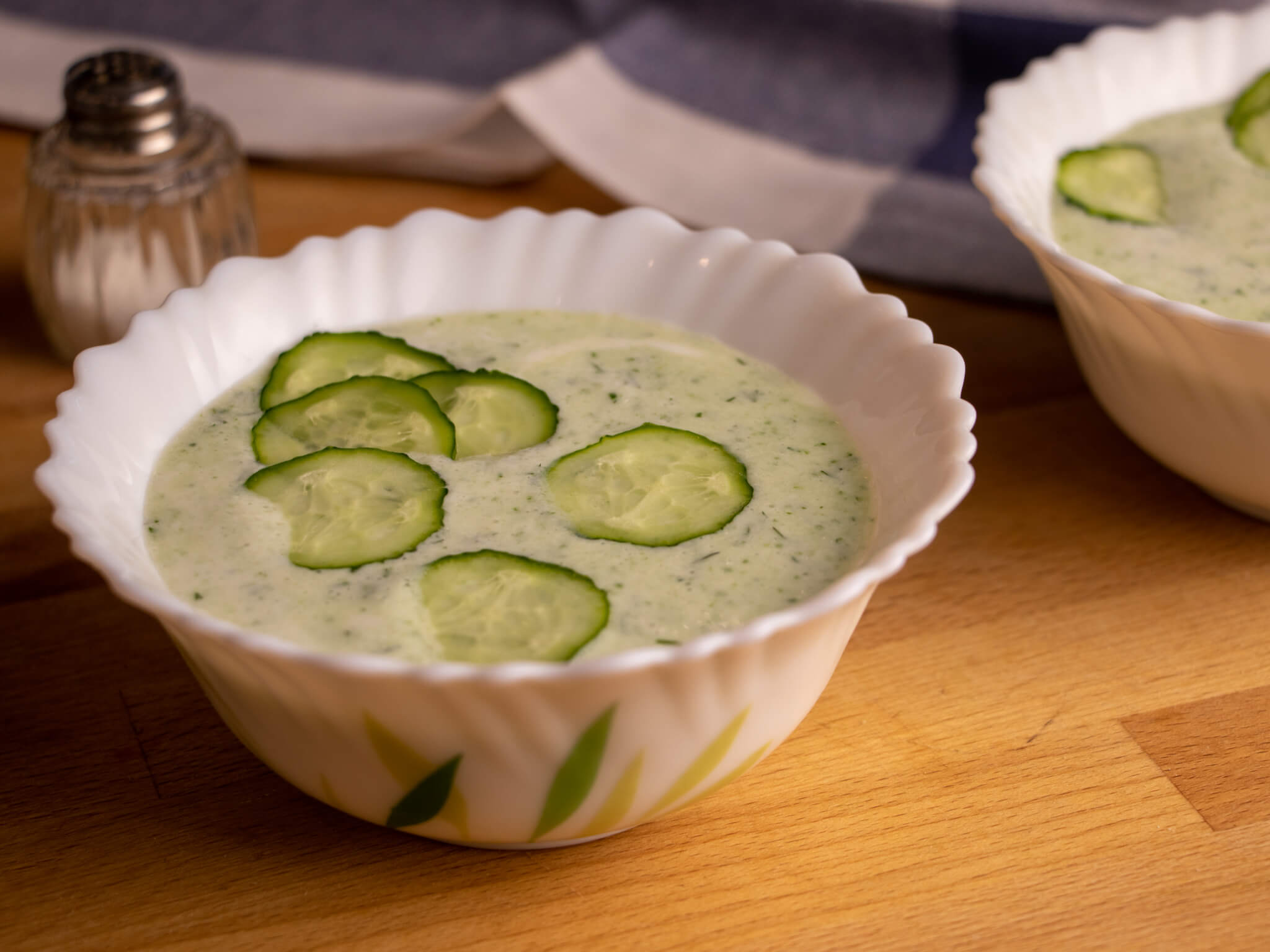 Холодный огуречный суп