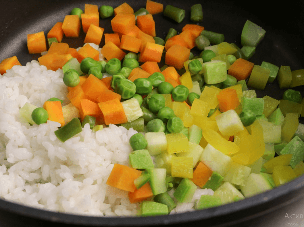 Рис с овощами 4