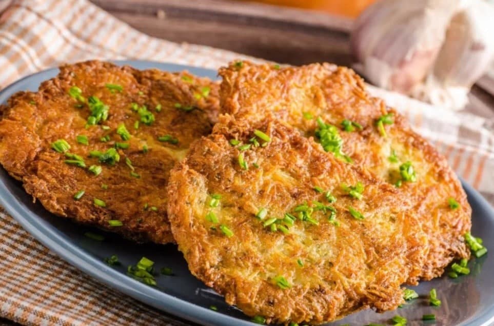 Картофельные драники без муки и яиц