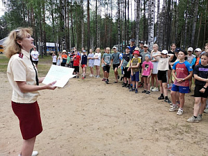 В оздоровительных лагерях Вологодской области проходят мероприятия по здоровому питанию