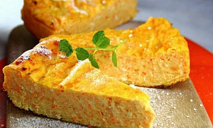 Запеканка с морковью и творогом