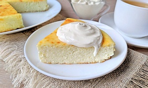 Белковая творожная запеканка